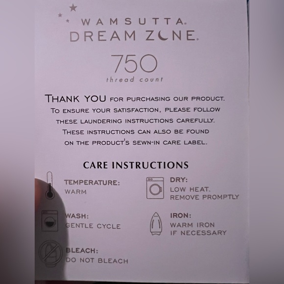 Wamsutta KING 100% ULTRA FINE Sateen weave cotton European pillowcases - Picture 6 of 9